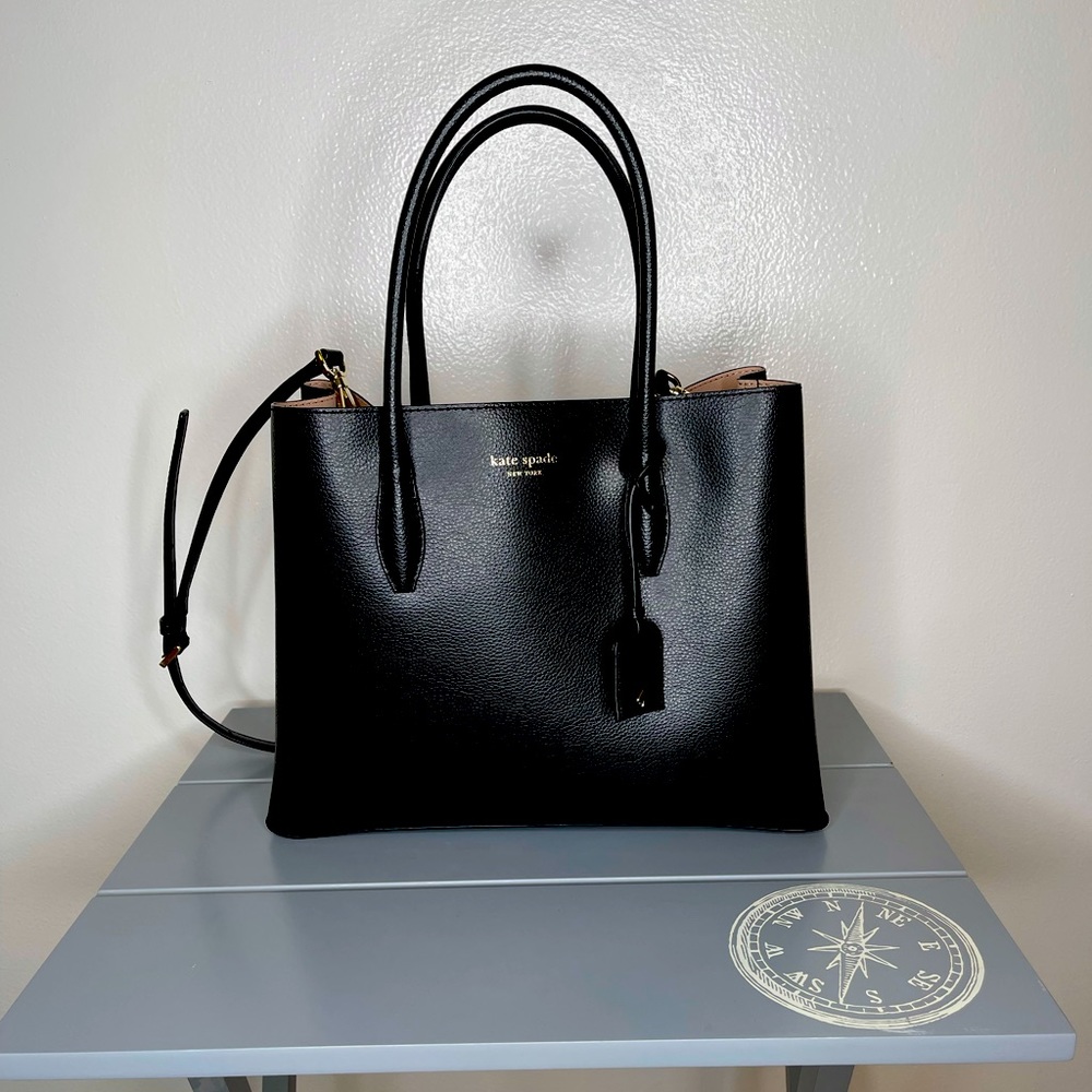 Black Kate Spade Convertible Satchel